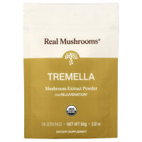 Real Mushrooms, Tremella, Bio-Pilzextraktpulver, 60 g