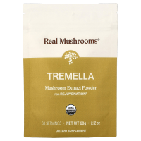 Real Mushrooms, Tremella, Bio-Pilzextraktpulver, 60 g