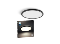 Philips Hue LED-Panel Tento White S Schwarz Ø 29,1 cm