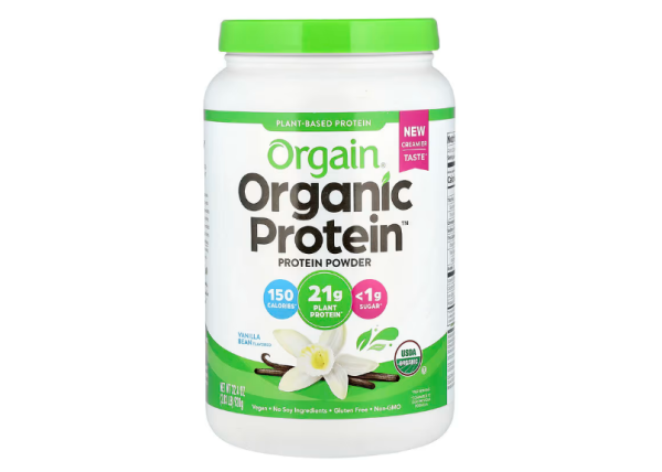 Orgain, Organic Protein™ Powder, Bio-Proteinpulver, auf pflanzlicher Basis, Vanilleschote, 920 g