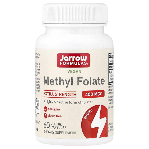 Jarrow Formulas, Methyl Folate, 400mcg, 60 Veg. Kapseln