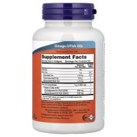 NOW Foods, Omega-3 Mini Gels Fish Oil, Omega-3-Miniweichkapseln aus Fischöl, 180 Weichkapseln (0,5 g pro Weichkapsel)