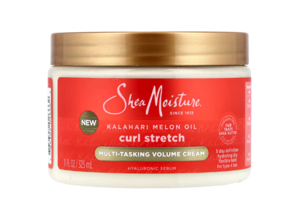 SheaMoisture, Multitasking-Volumencreme, für Haartyp 4, Kalahari-Melonenöl, 325 ml