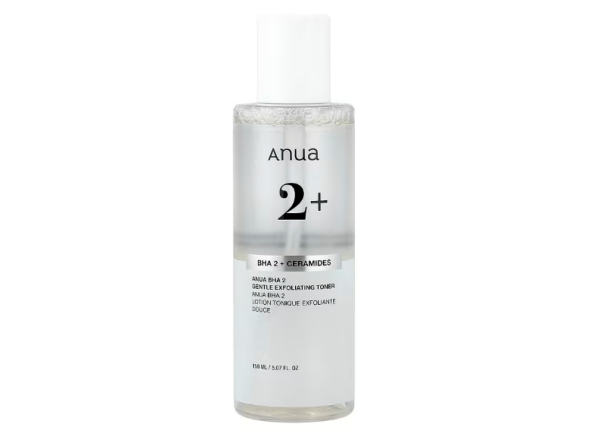 Anua, BHA 2% Gentle Exfoliating Toner, sanftes Peeling-Gesichtswasser mit 2% BHA, 150 ml