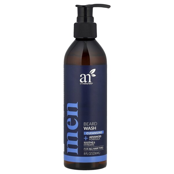 artnaturals, Men, Beard Wash, Beard Wash für Männer, für alle Haartypen, 236 ml