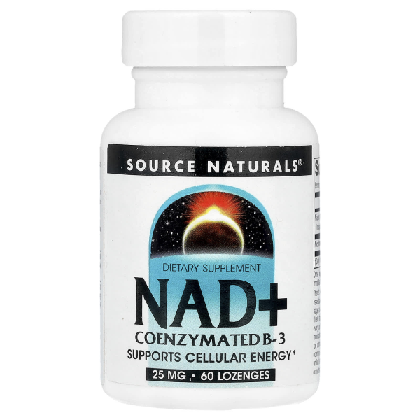 Source Naturals, NAD+, Coenzymated B3, 60 Lutschtabletten