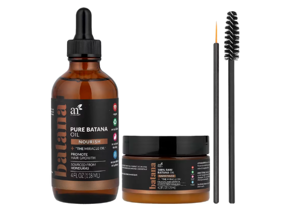artnaturals, Pure Batana Oil, Haarwuchs-Set, 4-teiliges Set