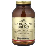 Solgar, L-Arginin, freie Form, 500 mg, 250 pflanzliche...
