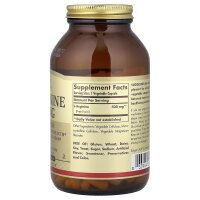 Solgar, L-Arginin, freie Form, 500 mg, 250 pflanzliche...