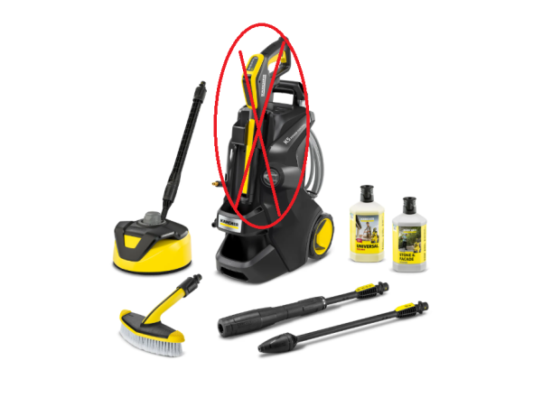 Kärcher Hochdruckreiniger K 5 Power Control OHNE PISTOLE AE 500 l/h 145 bar