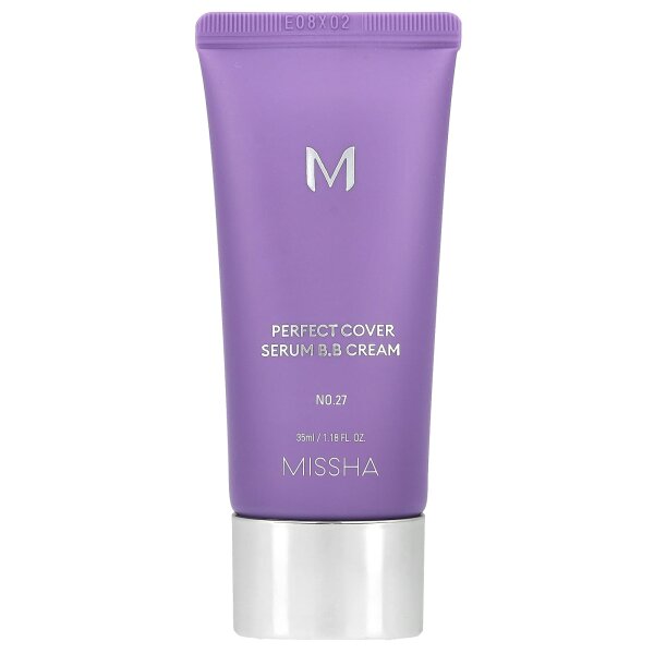 Missha,  BB-Creme mit perfektem Cover, Nr. 27 (Honigbeige), 35 ml