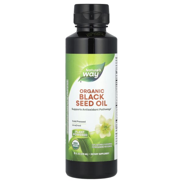 Natures Way, Organic-Schwarzkümmelöl, 236 ml
