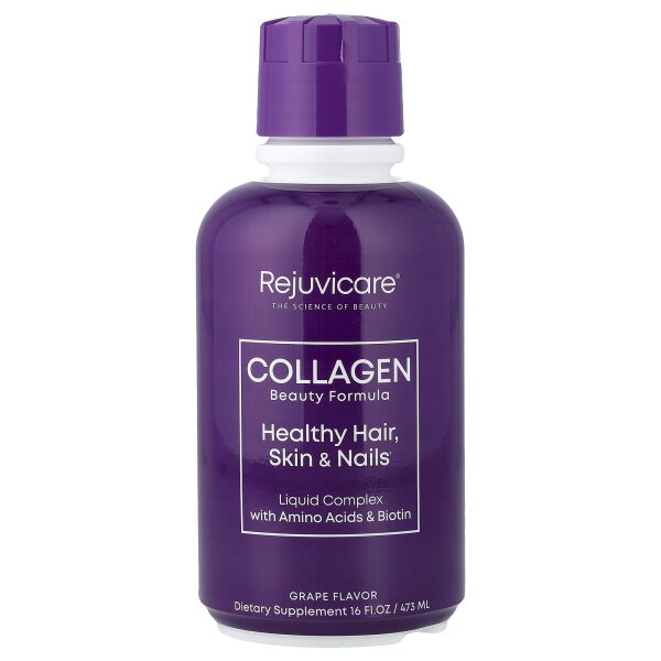 Rejuvicare, Collagen Beauty Formula, flüssiger Kollagenkomplex, Traube, 473 ml