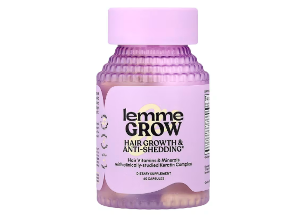 Lemme, Grow, Hair Growth & Anti-Shedding, Haarwachstum und Anti-Haarausfall, 60 Kapseln