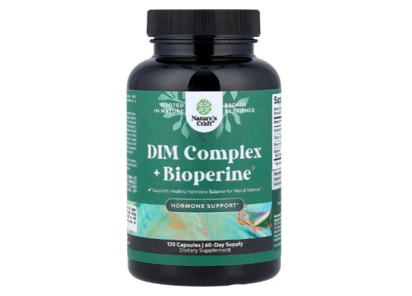 Natures Craft, DIM Complex + Bioperine®, 120 Kapseln
