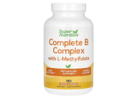 Super Nutrition, B-Komplex,  L-Methylfolat und...