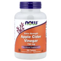 NOW Foods, Apple Cider Vinegar, Apfelessig, 750 mg, 180...