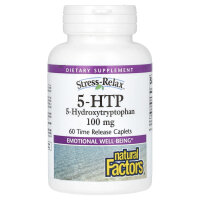 Natural Factors, Stress-Relax, 5-HTP, 100 mg, 60 Kapseln...