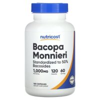 Nutricost, Bacopa monnieri, Kleines Fettblatt, 120...