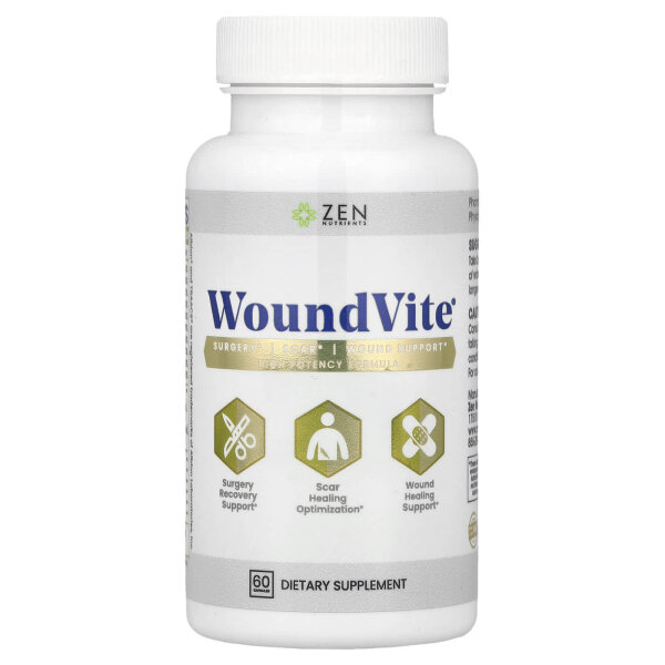 Zen Nutrients, WoundVite®, 60 Kapseln - DE Versand