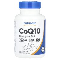 Nutricost, CoQ10, 100 mg, 120 Kapseln - DE Versand