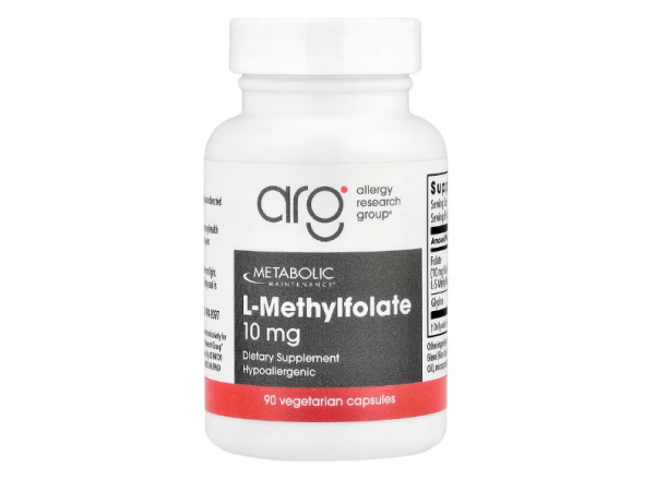 Metabolic Maintenance, L-Methylfolate, L-Methylfolat, 10 mg, 90 pflanzliche Kapseln