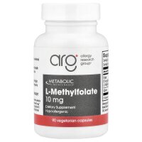 Metabolic Maintenance, L-Methylfolate, L-Methylfolat, 10 mg, 90 pflanzliche Kapseln