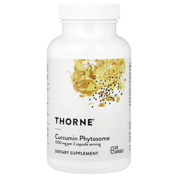 Thorne, Kurkumin-Phytosom, 120 Kapseln (500 mg pro Kapsel)