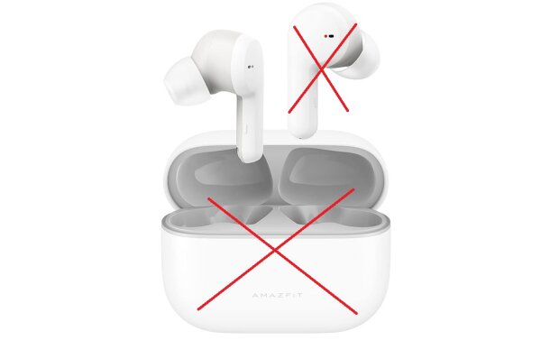 Amazfit Powerbuds Pro NUR DER LINKE Sport Kopfhörer Bluetooth kabellose Earbuds mit aktiver Noise Cancelling, Herzfrequenzüberwachung, Fitnesstracking, 4 Modi, 6 Mikrofonen, 30H Spielzeit, Weiß, Normal #1 #1