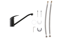 baliv Küchenarmatur KI-1520 Schwarz Matt