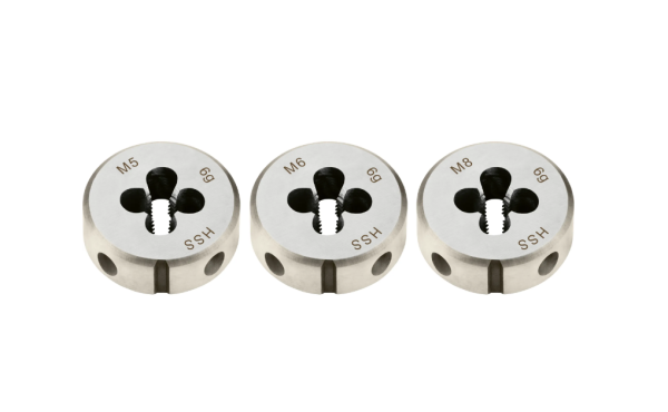 LUX Schneideisen-Set M5/6/8 - B-WARE - neutrale Verpackung