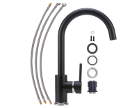 baliv Küchenarmatur KI-1831 N Schwarz-Matt, B-WARE