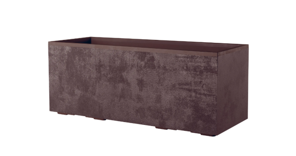 Deroma Pflanzkasten Millennium 39 cm x 99,3 cm x 37,6 cm Brownstone