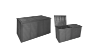 Aufbewahrungsbox für den Garten 155 x 66 x 80 cm 750...