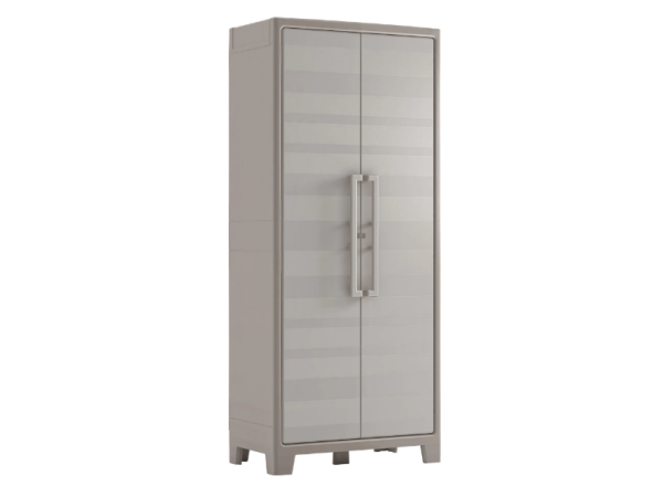 KIS Kunststoffschrank Gulliver Sandbeige 80 x 44 x 182 cm 8 Böden