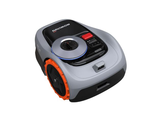 Segway Mähroboter Navimow ohne Begrenzungskabel i105E für Mähfläche 500 m² Grau