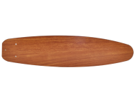 VLC Deckenventilator Ø 132 cm Edelstahl Braun