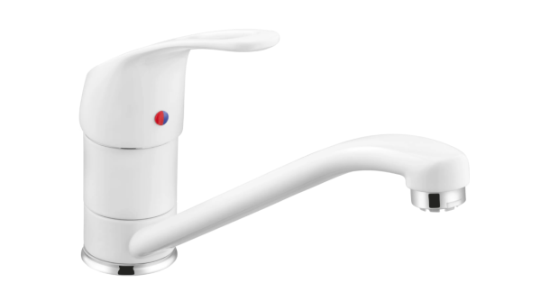 baliv Küchenarmatur KI-1186 N Weiß, schwenkbar, B-Ware