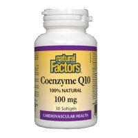 Natural Factors CoQ10 100mg, 30 Softgels