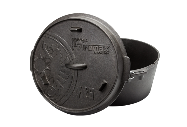 Petromax Dutch Oven FT9-T Schwarz mit planem Boden 7,5 l Ø 23,9 cm
