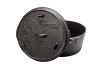 Petromax Dutch Oven FT9-T Schwarz mit planem Boden 7,5 l Ø 23,9 cm