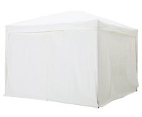 Faltpavillon Pavillon Papanoa Cremeweiß 293 cm x 293 cm