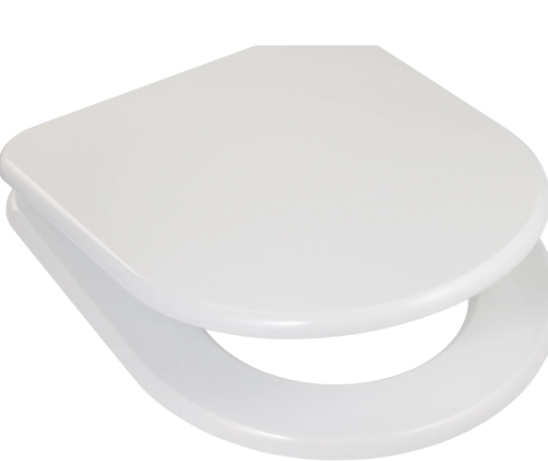 baliv WC-Sitz Lindo mit Absenkautomatik MDF Holzkern Weiß