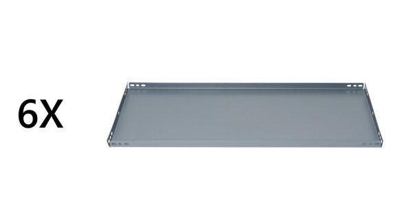 6X Metall-Boden Baukastensystem 100 cm x 50 cm