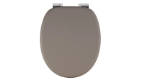 baliv WC-Sitz Preto mit Absenkautomatik MDF Holzkern Grau