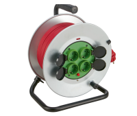 Kabeltrommel 4 Steckdosen 40 m H05RR-F3G1.6 Draußen