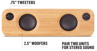 House of Marley Bluetooth Wireless Lautsprecher, Get Together Mini Signature schwarz
