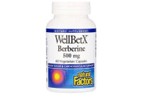 Natural Factors WellBetX Berberine 500mg, 60 vegetarische...