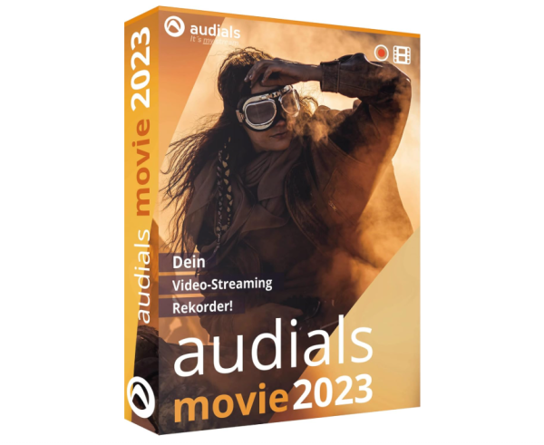 Audials Movie 2023 (Code in der Box) - nagelneu & verschweißt - DE Versand