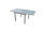 Garden Pleasure Gartentisch Lola Quadratisch ausziehbar Grau 90 cm x 180 cm